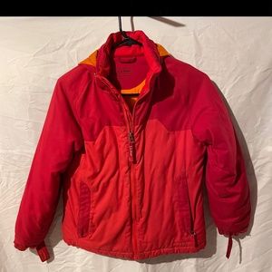 LL BEAN Katahdin Red Parka/ Snow Jacket 6X/7.  Excellent used condition